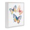 Stupell Industries Whimsical Butterfly Trio Framed Giclee, design by Creative Studio